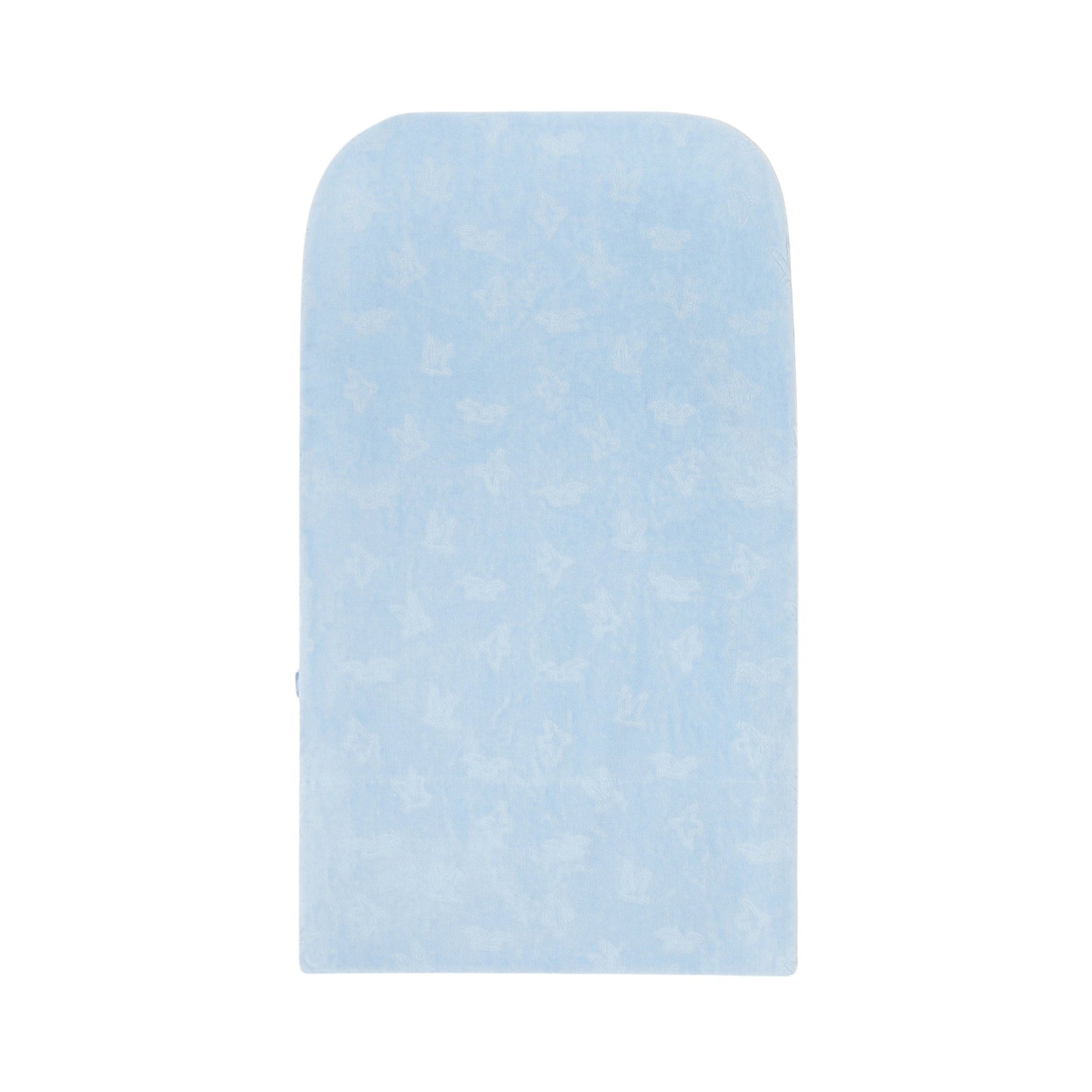 BLEU CLAIR HOUSSE MATELAS A LANGER PETIT MARIN