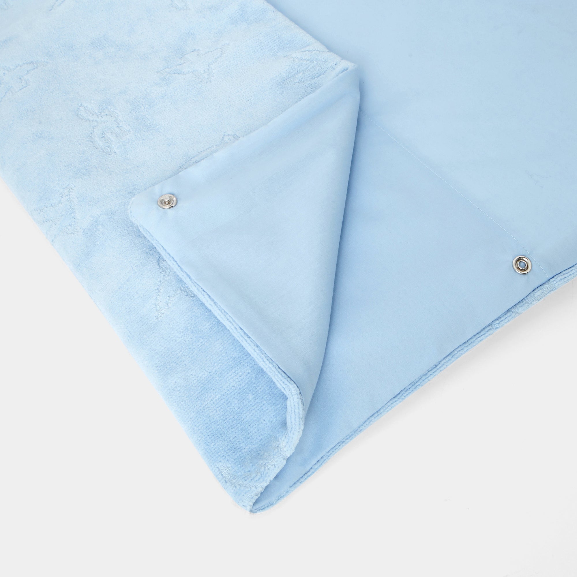 83 QTY / BLEU CLAIR  PUERICULTURE BAIN HOUSSE MATELAS A LANGER PETIT MARIN