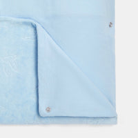 BLEU CLAIR HOUSSE MATELAS A LANGER PETIT MARIN