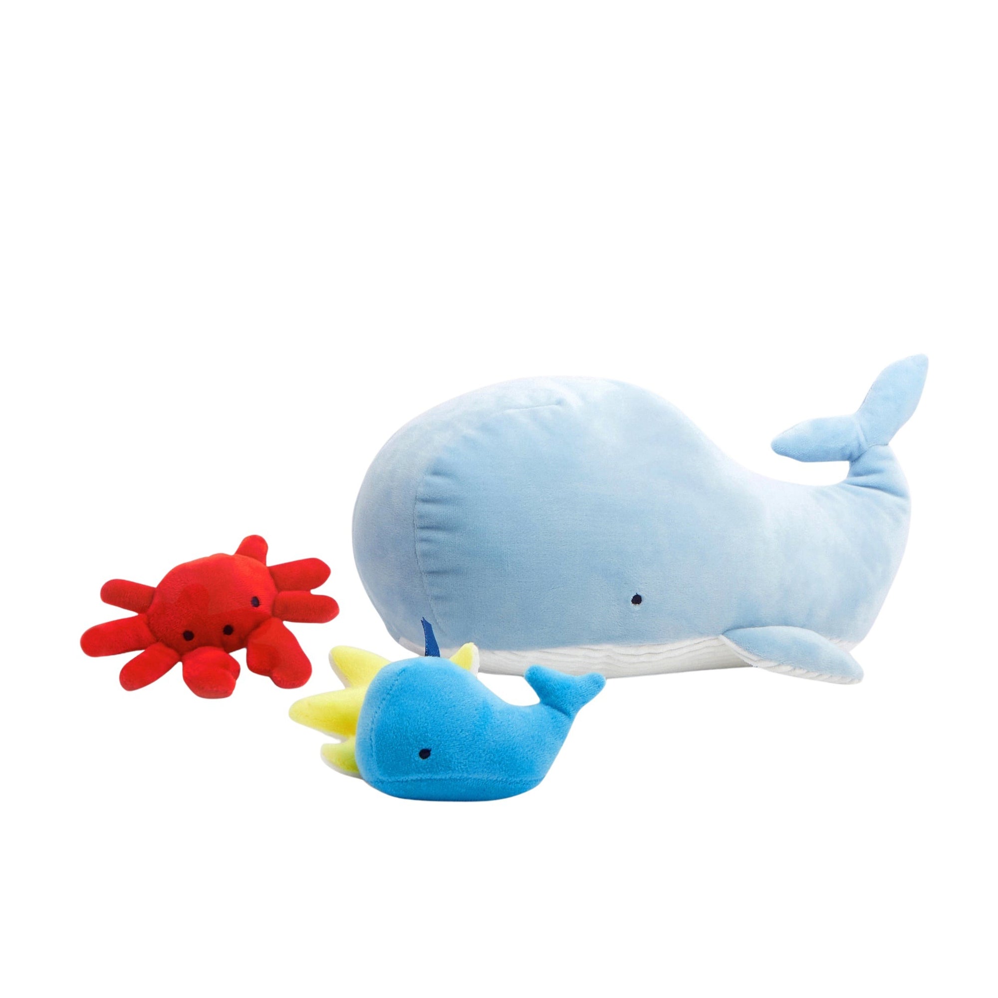 368 QTY / BLEU/MULTICO PUERICULTURE JOUETS BALEINE ACTIVITES PETITE REGATE