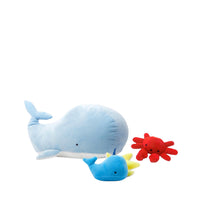 Peluche Baleine - Bleu & Multicore