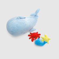 368 QTY / BLEU/MULTICO PUERICULTURE JOUETS BALEINE ACTIVITES PETITE REGATE