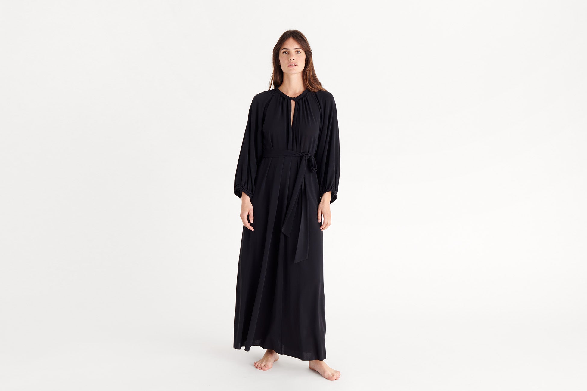 NOIR ADELA ROBE LONGUE