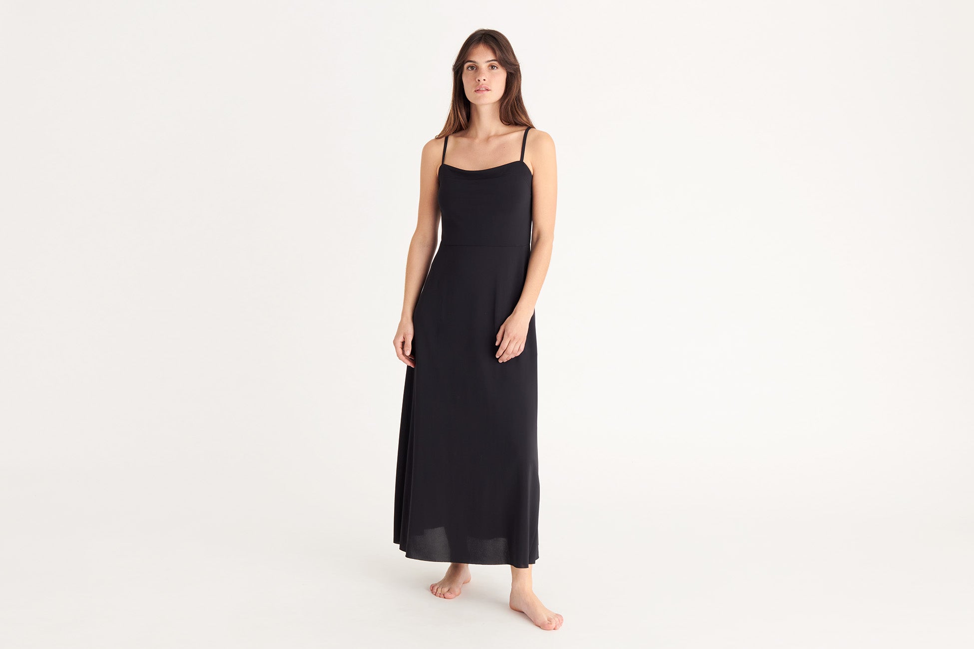 NOIR MILA ROBE LONGUE