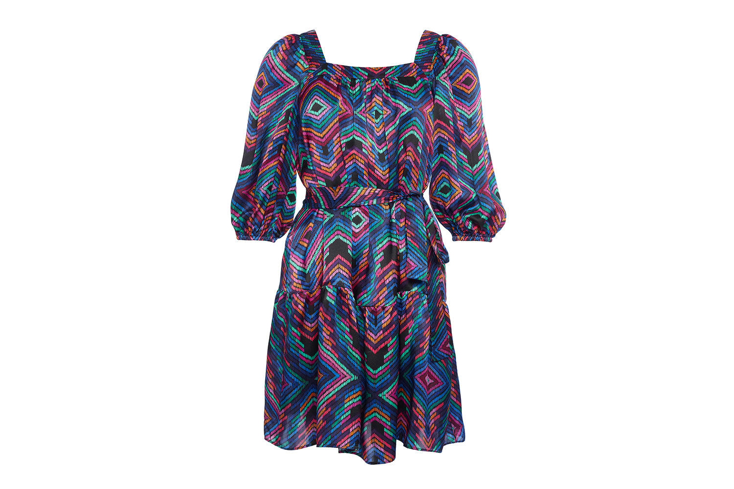 IMPRIME ARC-EN-CIEL NIGHTCLUB ROBE COURTE
