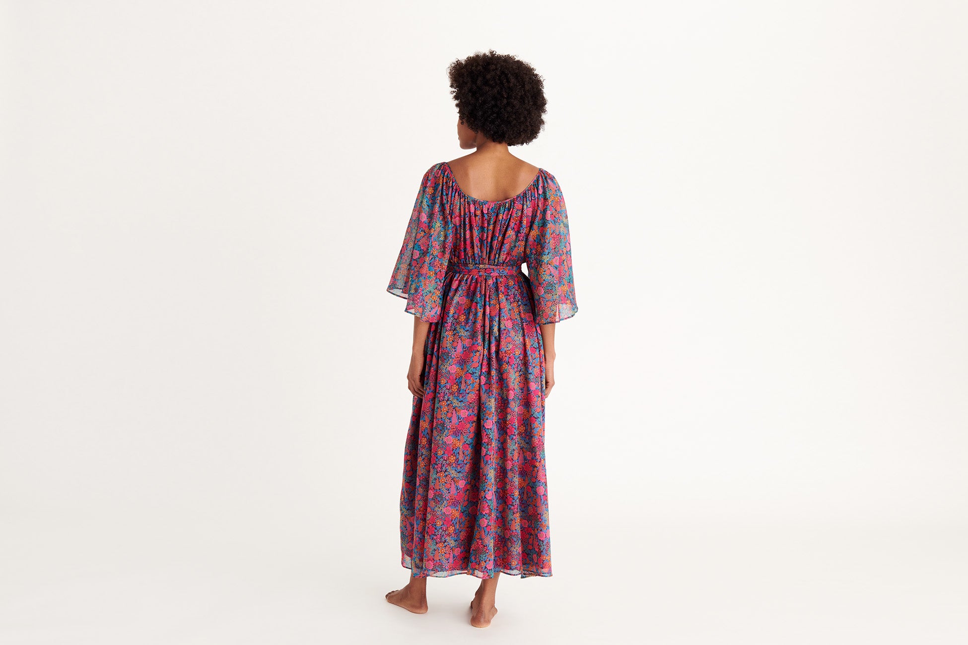 IMPRIME CIARA DAISY ROBE LONGUE