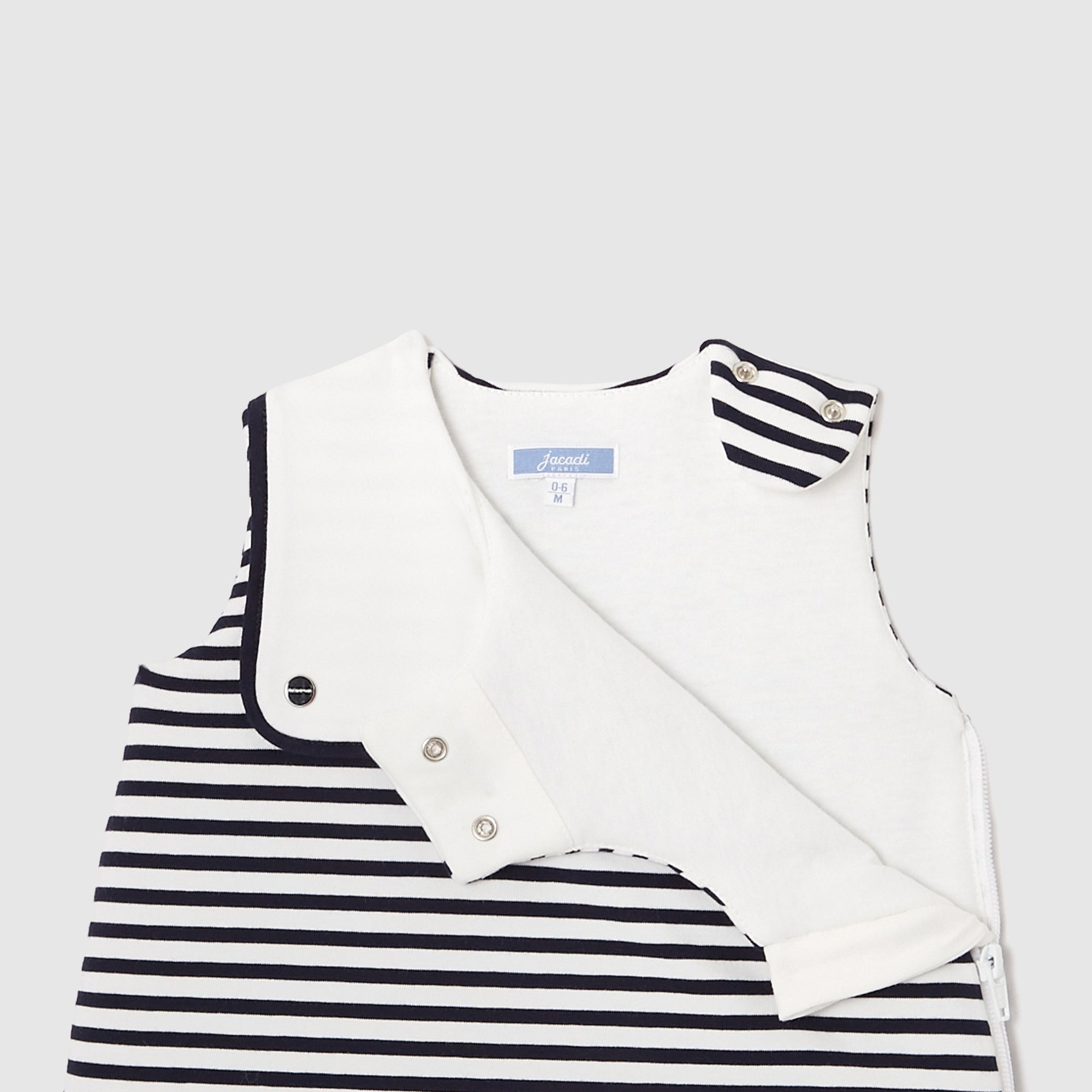 0 QTY / MARINE/BLANC PUERICULTURE LINGE DE LIT GIGOTEUSE 0-6M NAUTIQUE RAYE