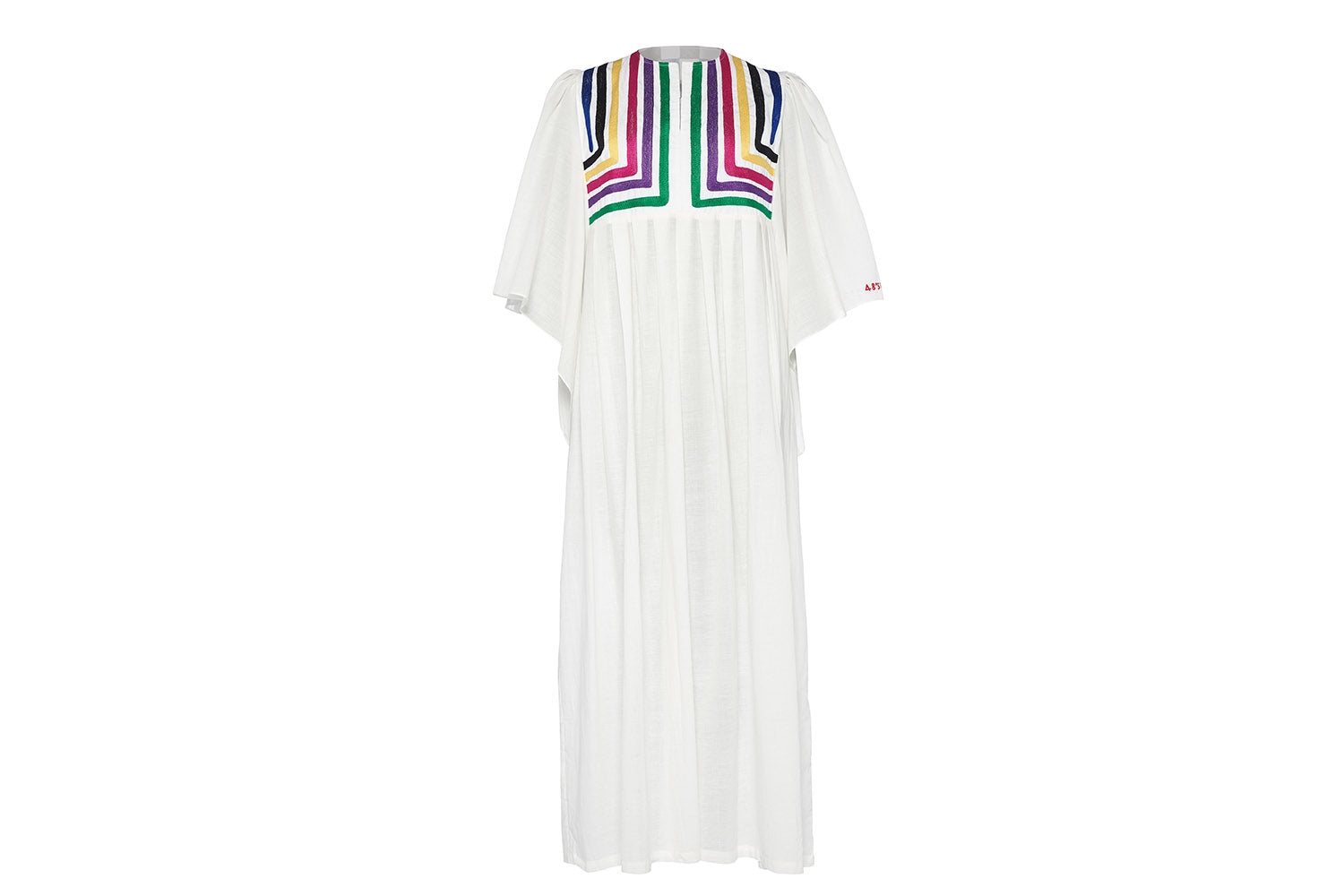 BLANC/MULTICO YACHT DAMIER CAFTAN