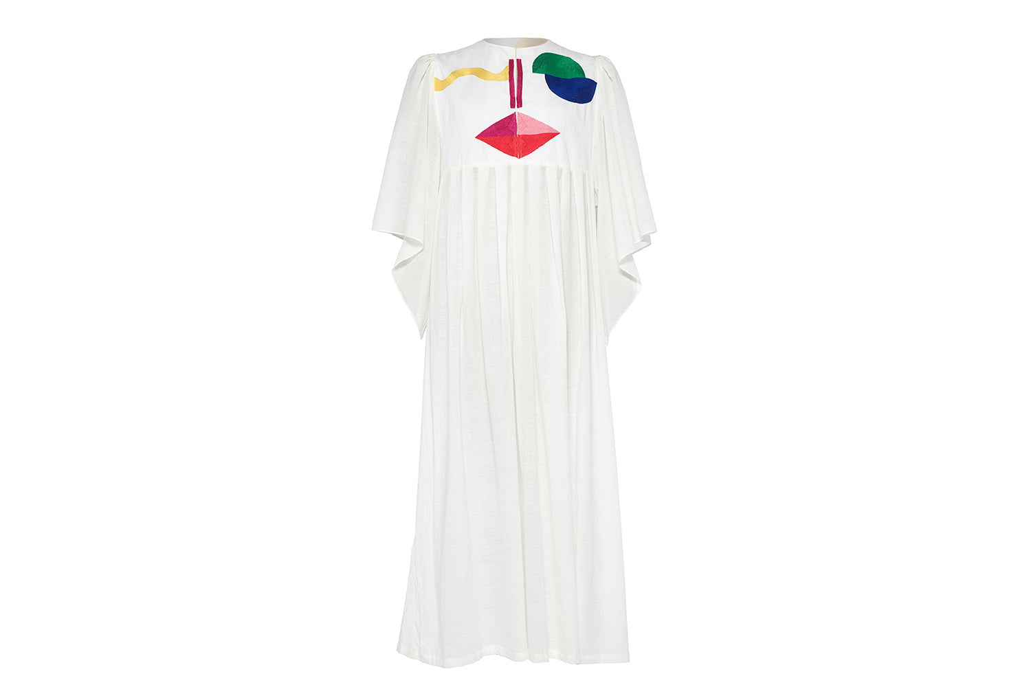 BLANC/MULTICO YACHT BESOS CAFTAN