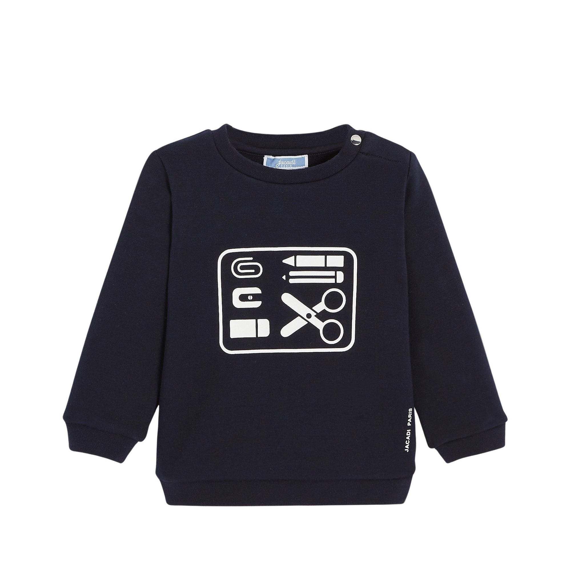 0 QTY / MARINE JACADI PAP SWEAT FAIENCE