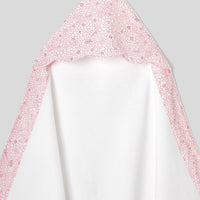 164 QTY / ROSE/MULTICO PUERICULTURE BAIN PARURE SORTIE BAIN TROUSSEAU ROSE