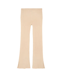 Wide-leg cashmere jogging trousers - Beige