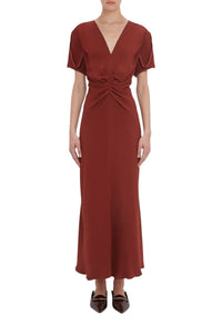 Eve Midi Dress - Russet