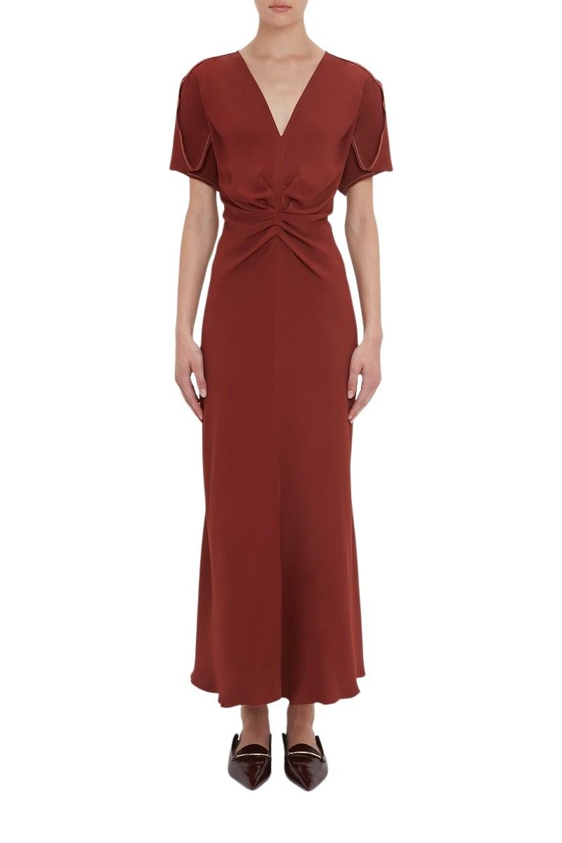 Eve Midi Dress - Russet