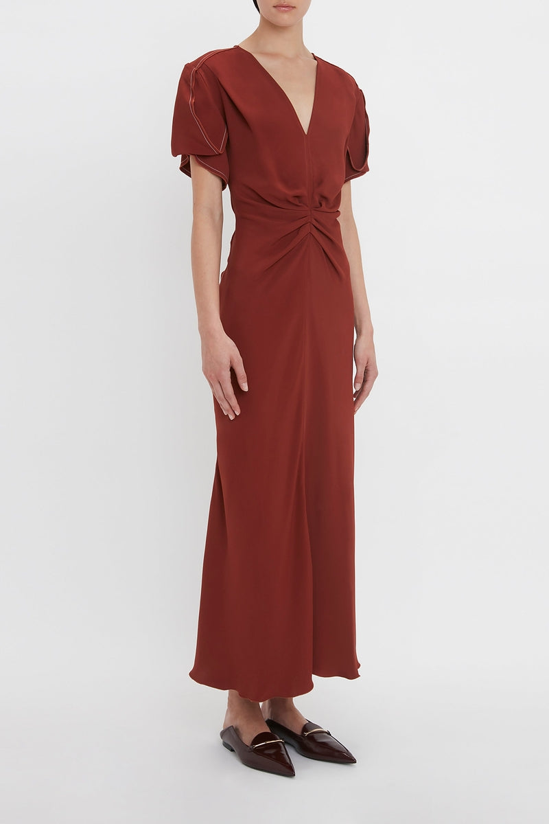 Eve Midi Dress - Russet