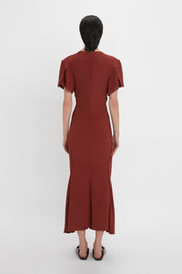 Eve Midi Dress - Russet