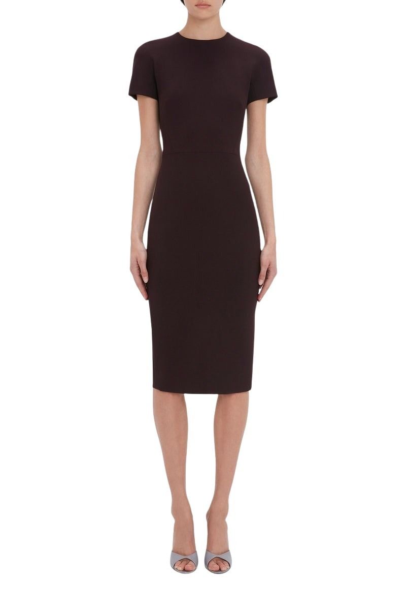 Claude Midi Dress - Deep Mahogany