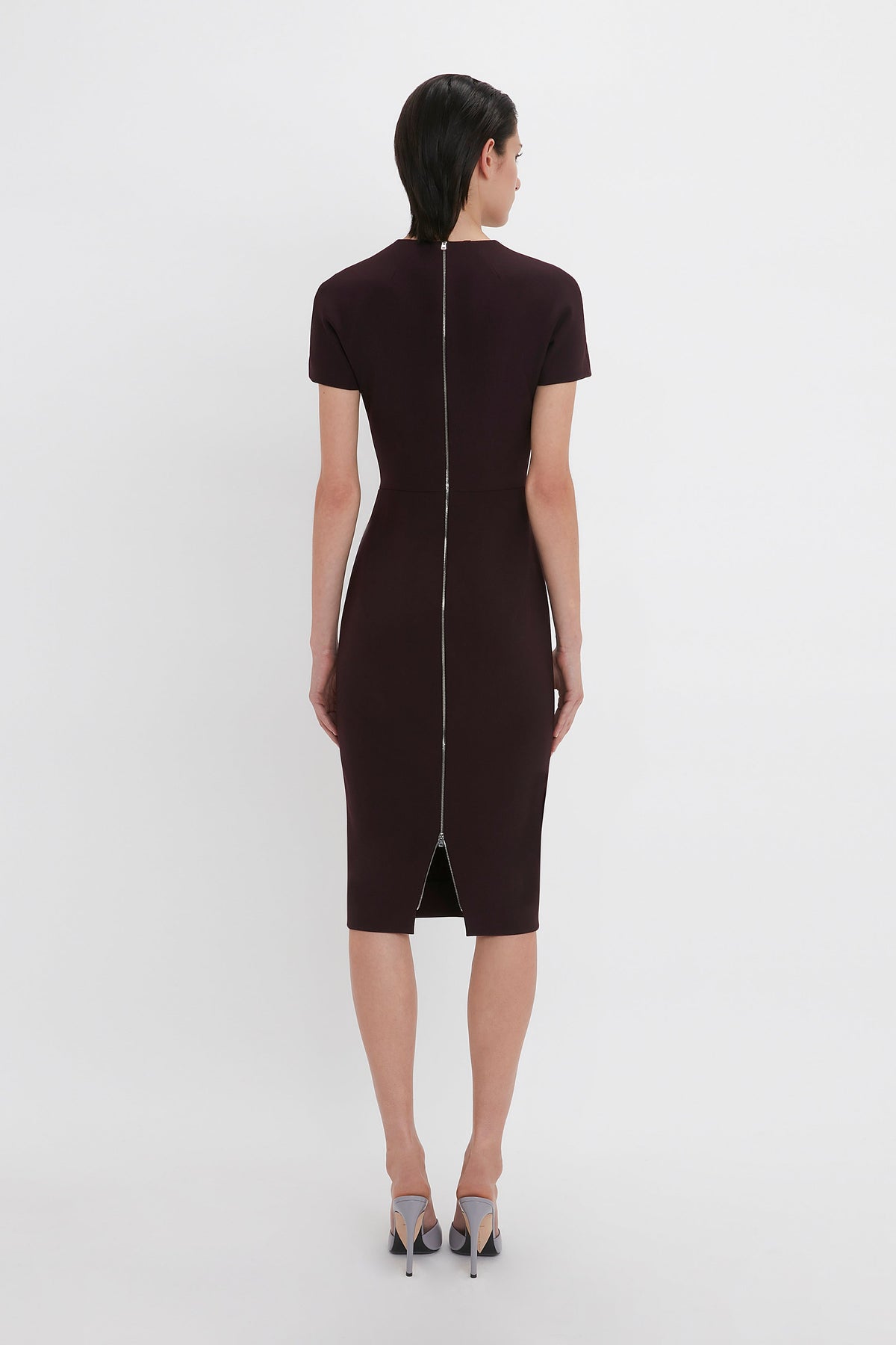 Claude Midi Dress - Deep Mahogany