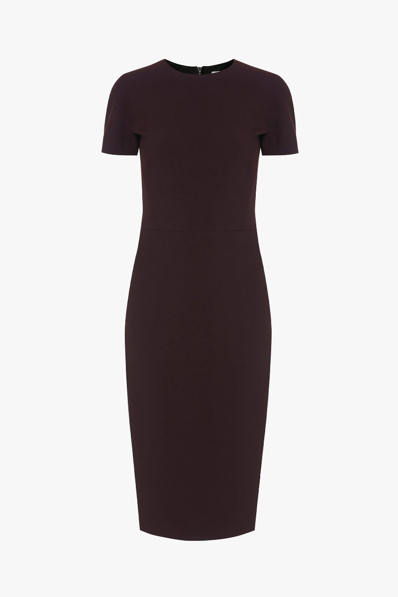 Claude Midi Dress - Deep Mahogany
