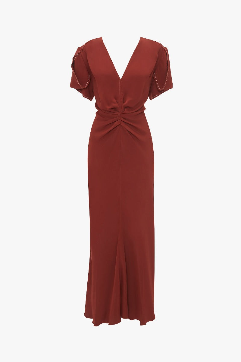 Eve Midi Dress - Russet