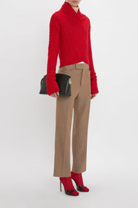 70S Cropped Flare - Tobacco