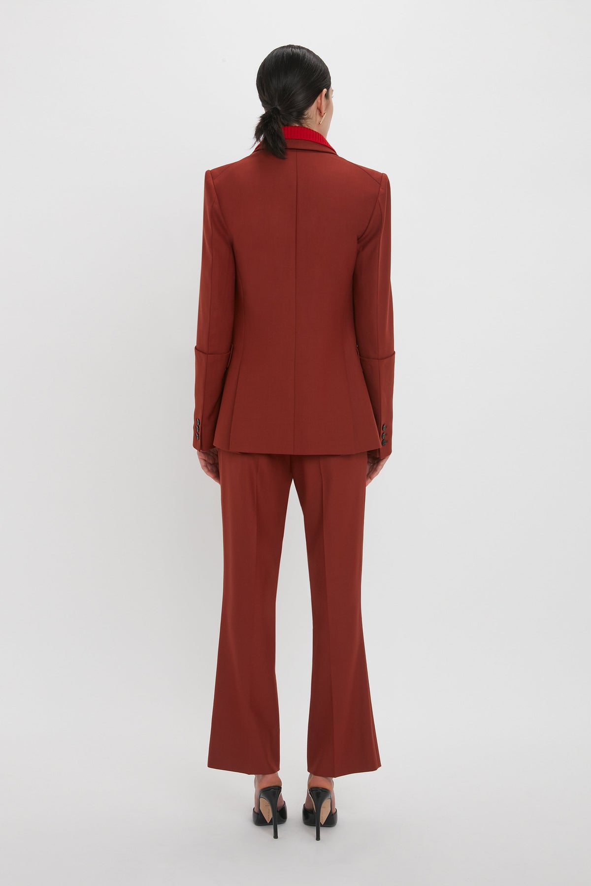 70S Cropped Flare - Russet