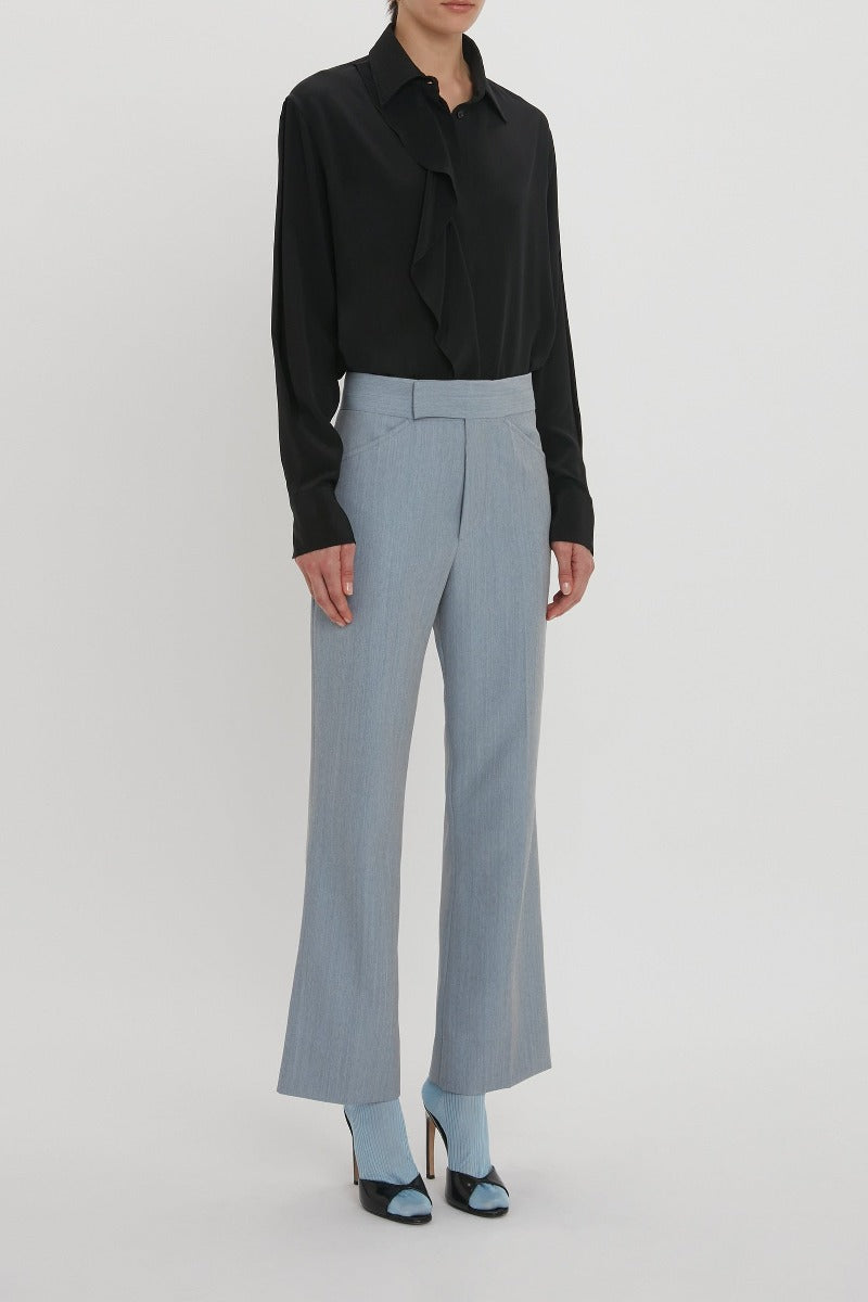 70S Cropped Flare - Marina