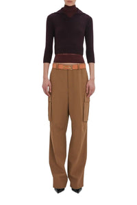 Relaxed Cargo Trouser - Tobacco