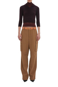 Relaxed Cargo Trouser - Tobacco
