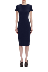 Claude Midi Dress - Ink Blue