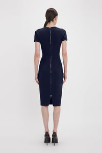 Claude Midi Dress - Ink Blue