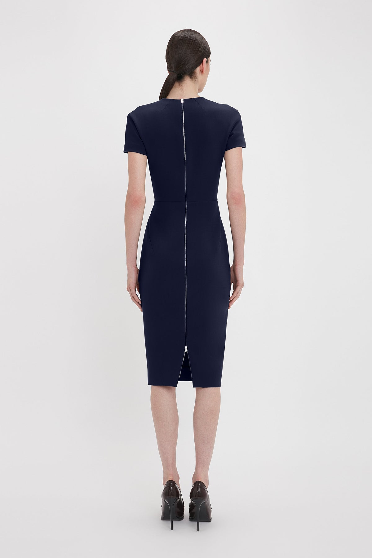 Claude Midi Dress - Ink Blue