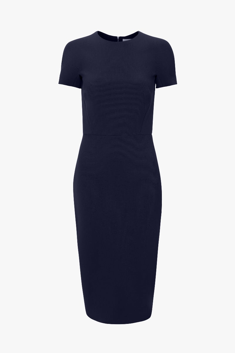 Claude Midi Dress - Ink Blue