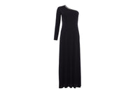 NOIR PLAY ROBE LONGUE ASYMÉTRIQUE