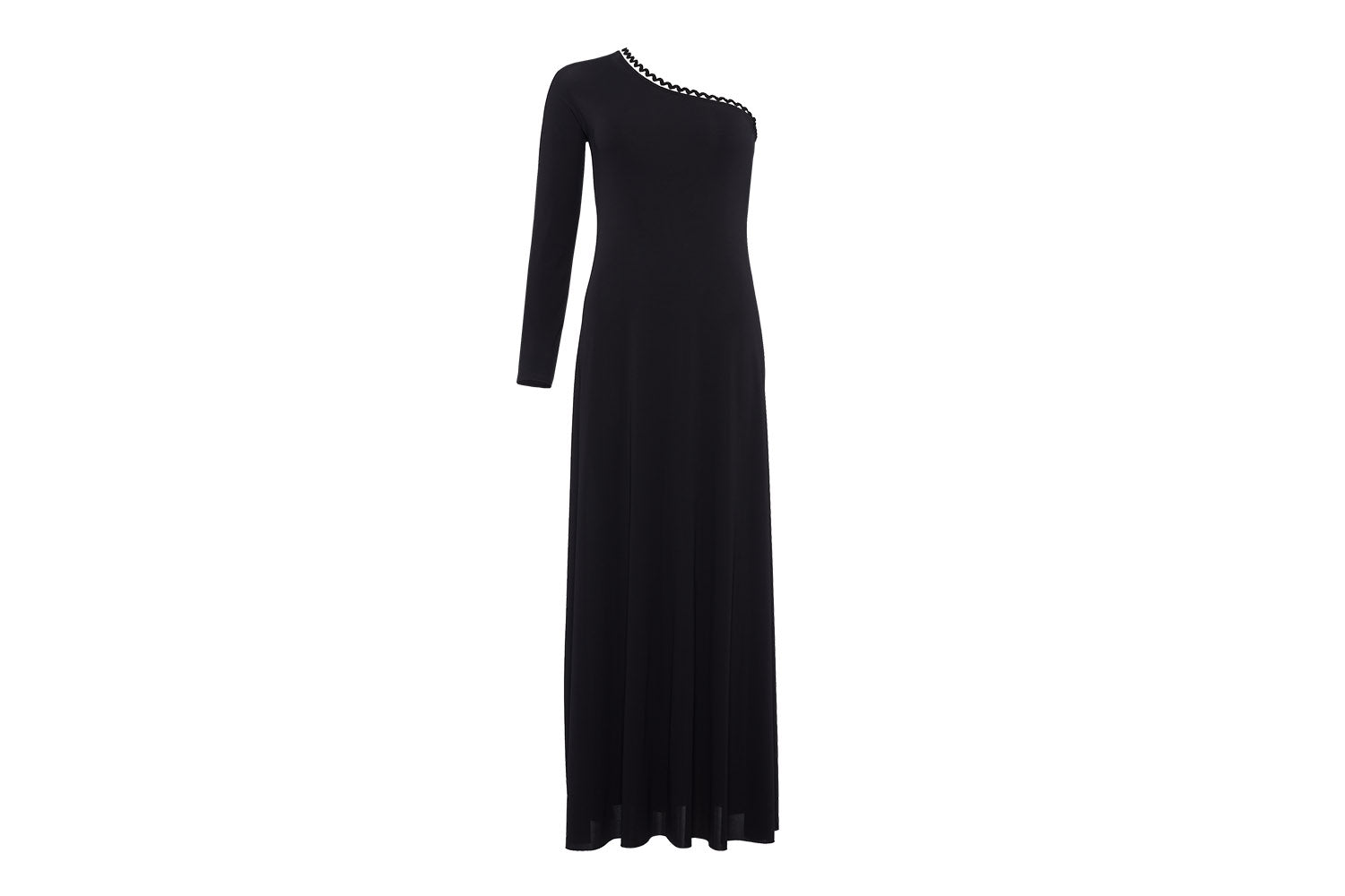 NOIR PLAY ROBE LONGUE ASYMÉTRIQUE