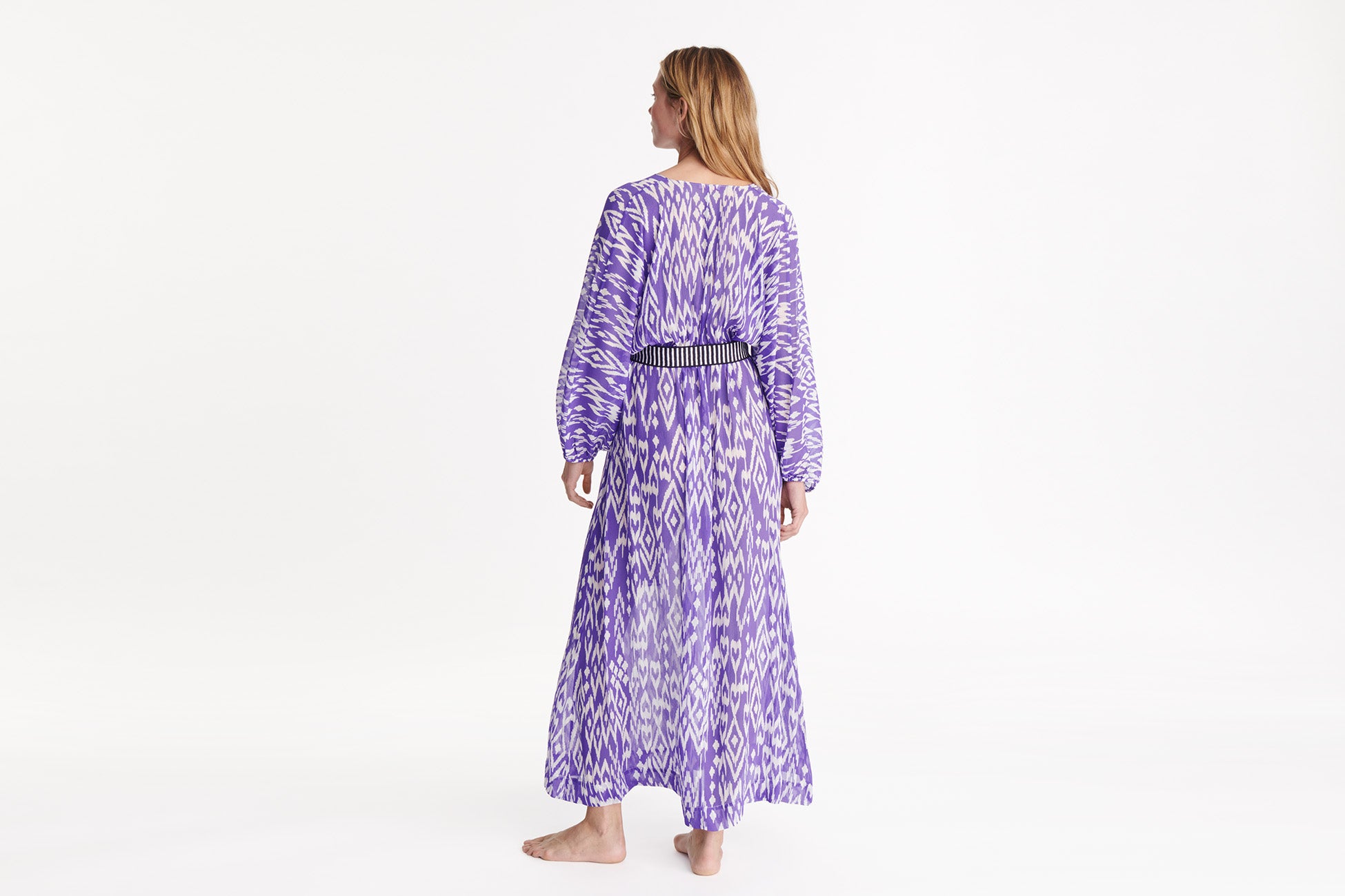 IMPRIME WIND FLASHY SKY ROBE LONGUE