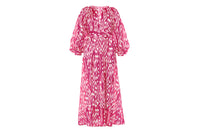 IMPRIME WIND SUNSET TORNADO ROBE LONGUE