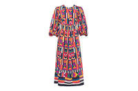 IMPRIME KALEIDO SOLEIL MULTIPLE ROBE LONGUE