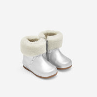 22 QTY / ARGENT CHAUSSURES CUIR CHANDELLE