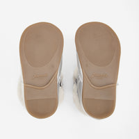22 QTY / ARGENT CHAUSSURES CUIR CHANDELLE