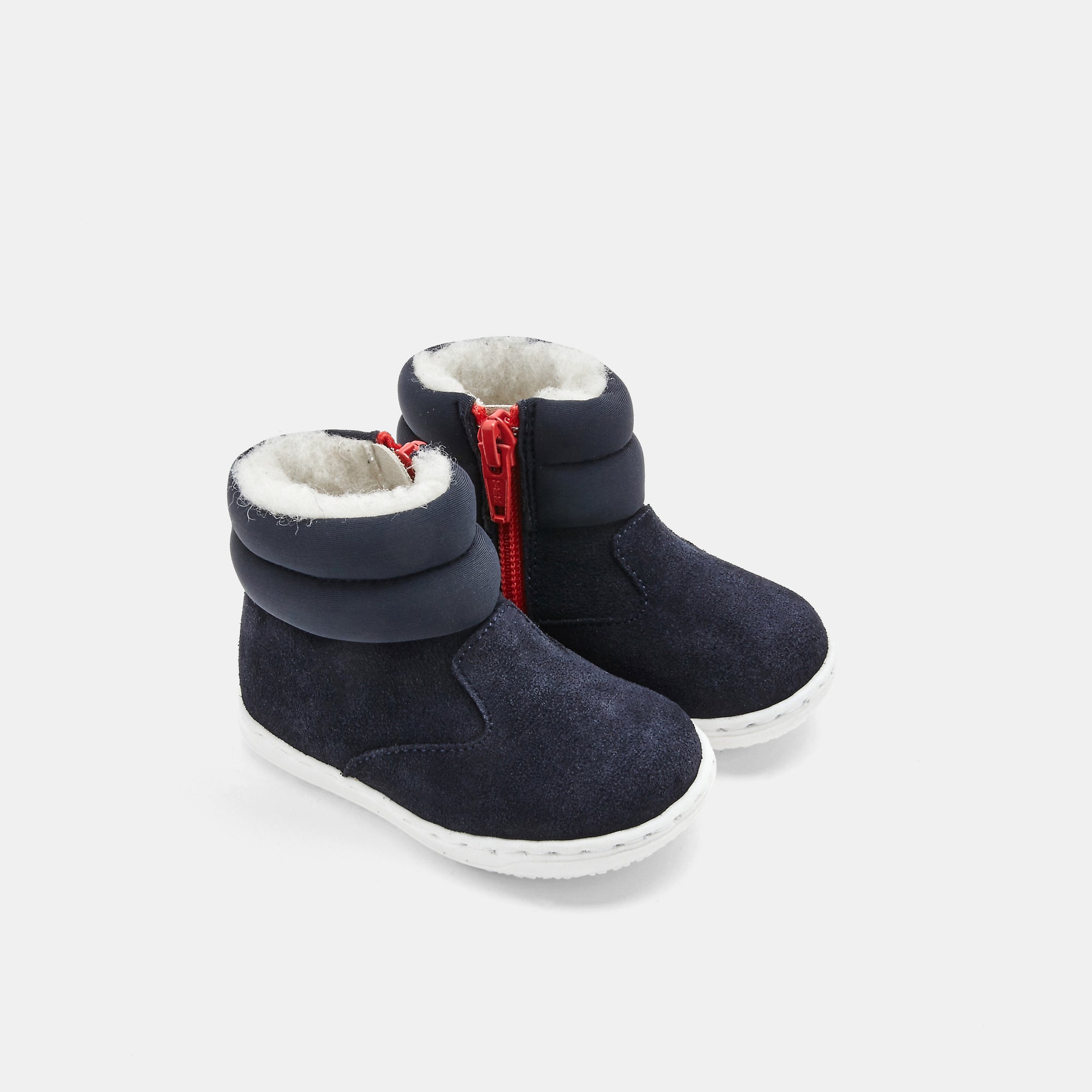 94 QTY / MARINE JACADI CHAUSSURES CUIR CHAMOIS