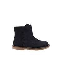 Calista leather boots - Navy