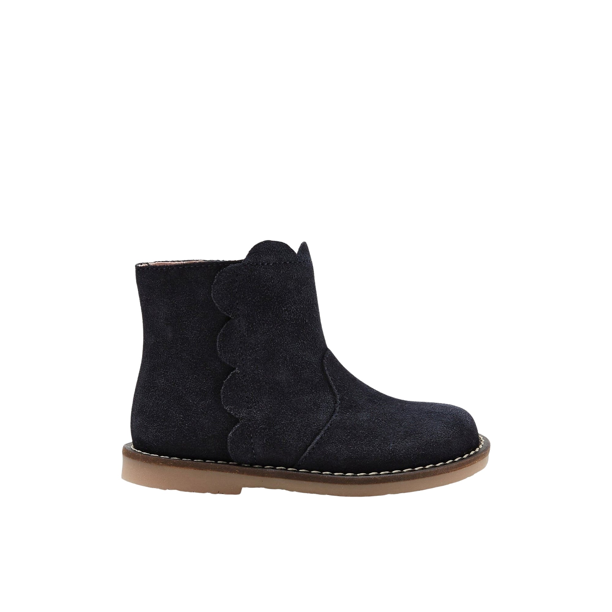 Calista leather boots - Navy