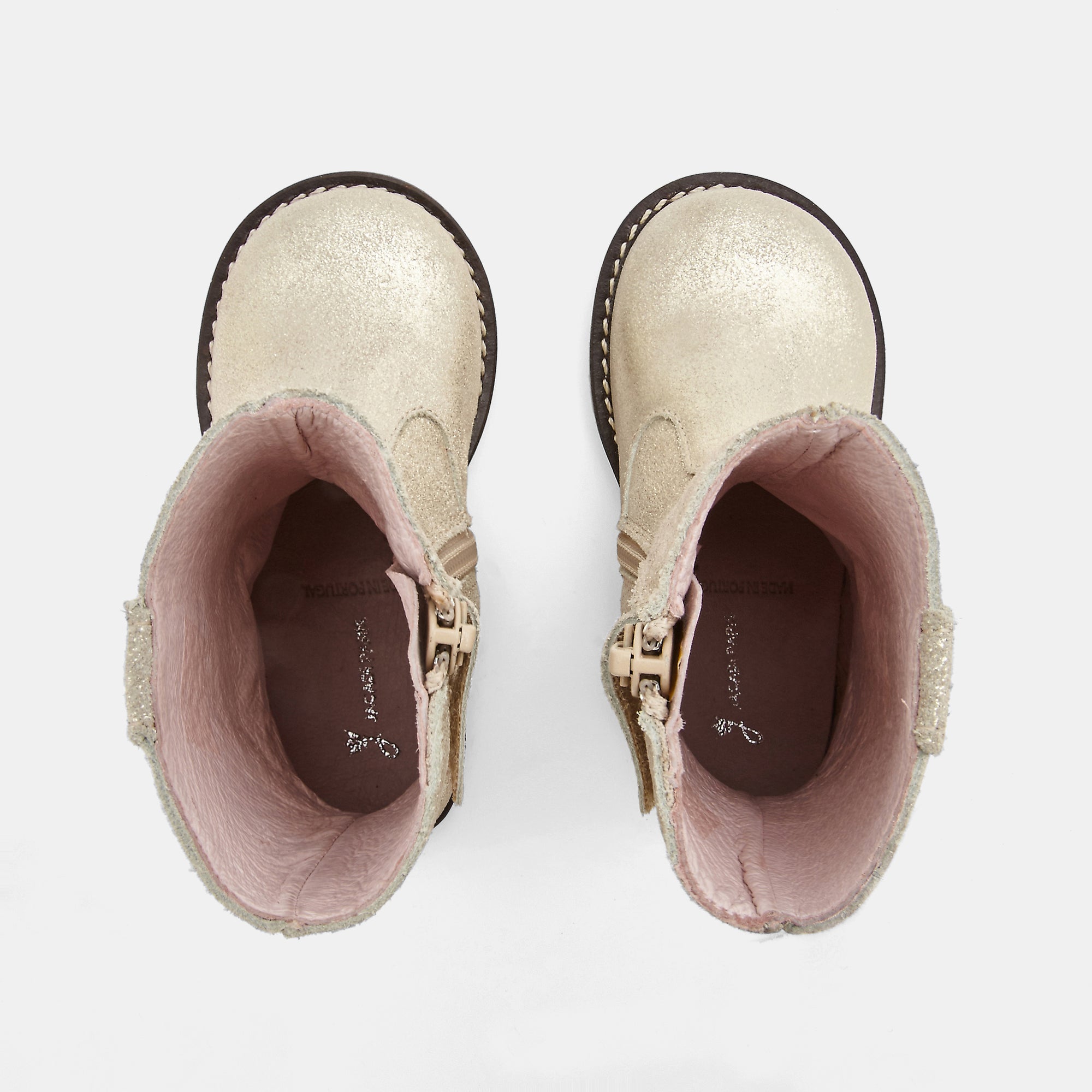 2 QTY / OR CHAUSSURES CUIR CAPUCINE