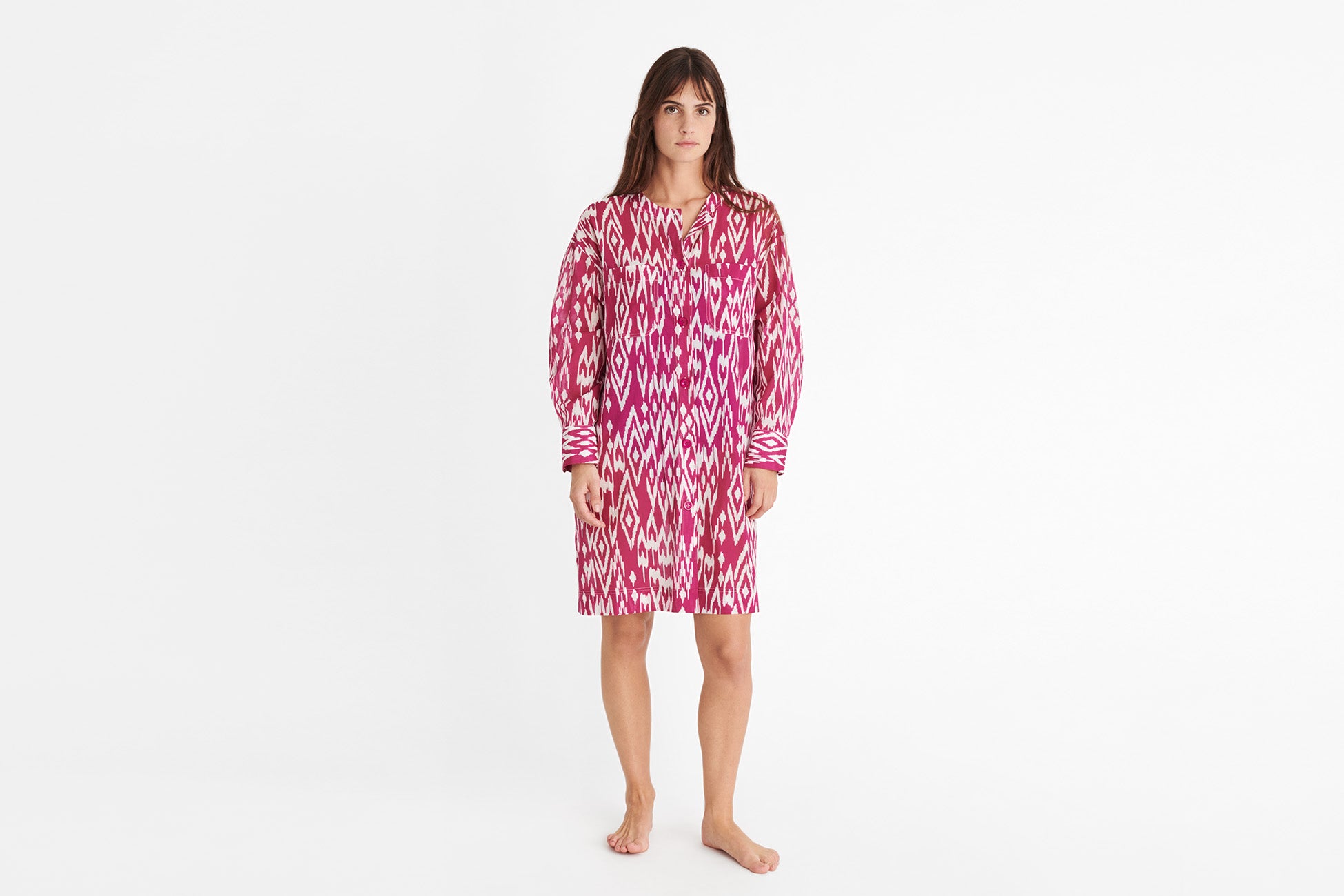 IMPRIME WIND SUNSET HURRICANE CHEMISE