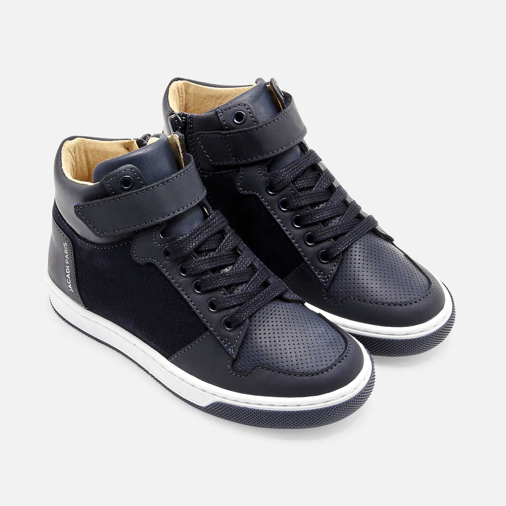 0 QTY / MARINE JACADI CHAUSSURES CUIR CAVIAR