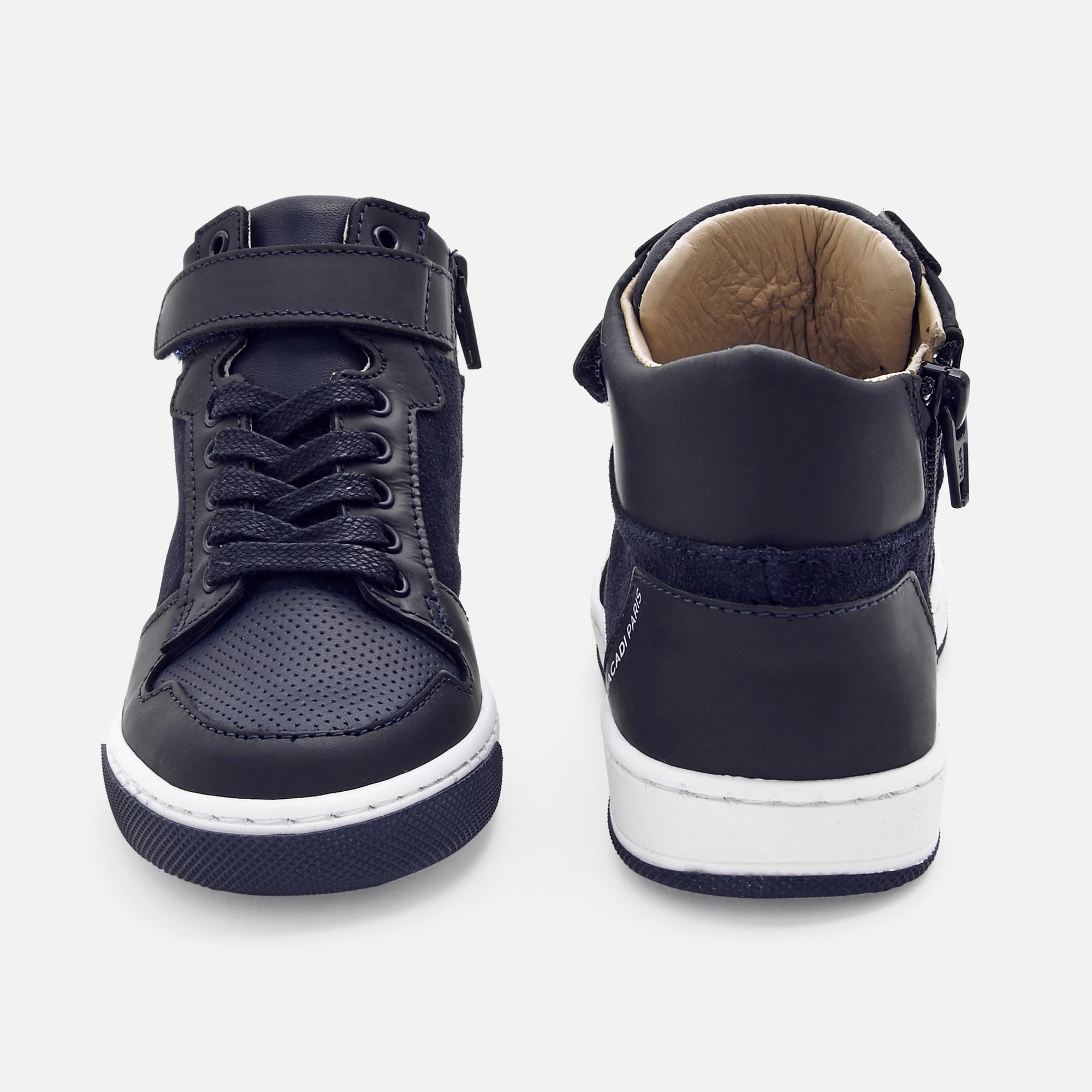 0 QTY / MARINE JACADI CHAUSSURES CUIR CAVIAR