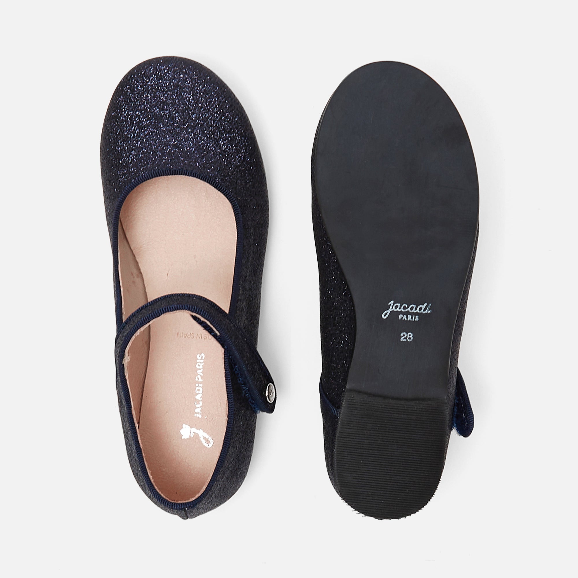 68 QTY / MARINE JACADI CHAUSSURES CUIR DANELLE GLITTER