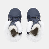 0 QTY / MARINE JACADI CHAUSSURES CUIR CAHIER