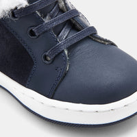 0 QTY / MARINE JACADI CHAUSSURES CUIR CAHIER